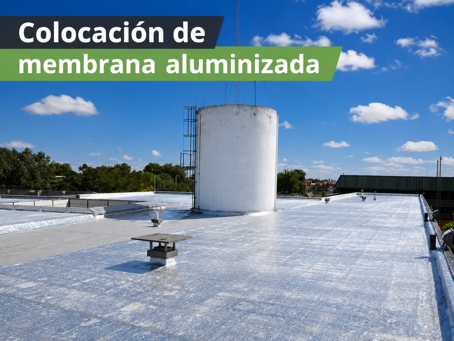 Techo impermeabilizado y protegido